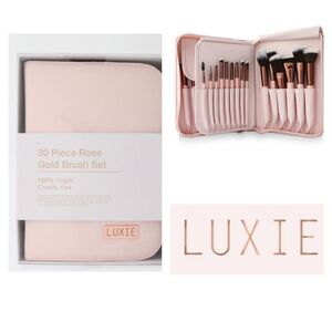 Luxie 30 Piece Rose Gold Make up Brushes